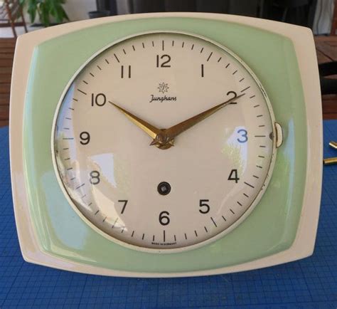 Junghans Ceramic Vintage Kitchen Clock Etsy Nederland Keuken