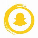Snapchat Icon Icons Transparent Vector Social Background