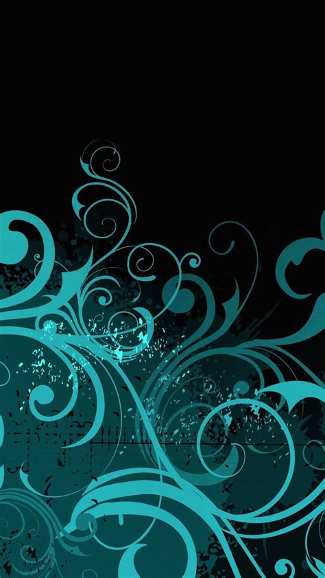 Pretty Teal And Black Wallpaper Teal And Black Wallpaper Grey