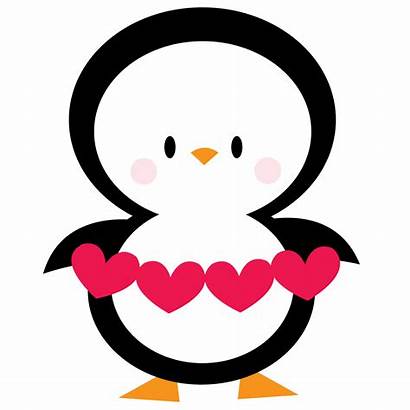 Penguin Clipart Penguins Valentine Silhouette Clip Valentines