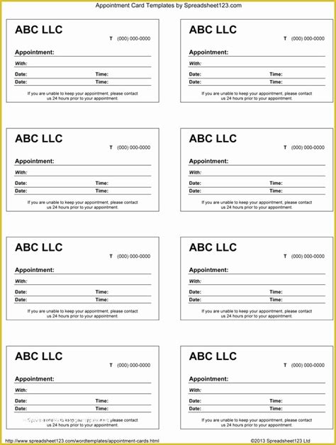 An appointment reminder text message is generally used as a courtesy for a confirmed appointment. 37 Appointment Reminder Cards Template Free ...