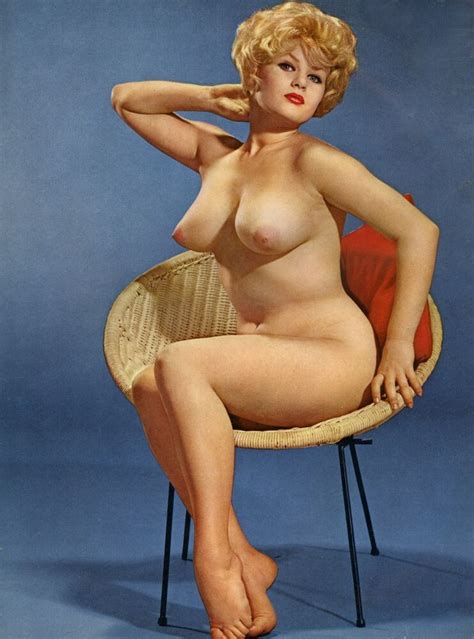 Vintage Nude Blonde Busty Terry Higgens 85 X 11
