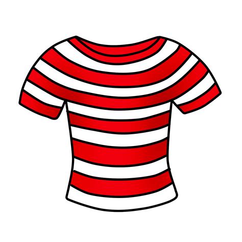 T Shirt Clipart Free Striped Shirt Clip Art Free Clipart Clipart 4