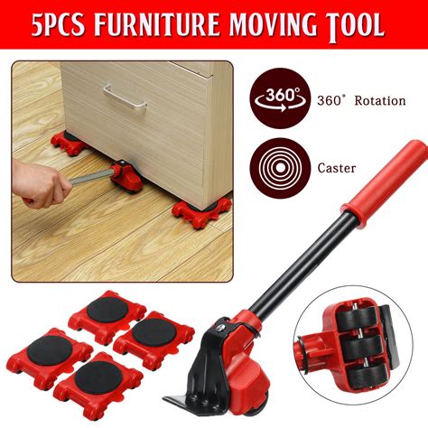 18 Pcs Kit Details About Heavy Duty Furniture Lifter With 4 Sliders For
