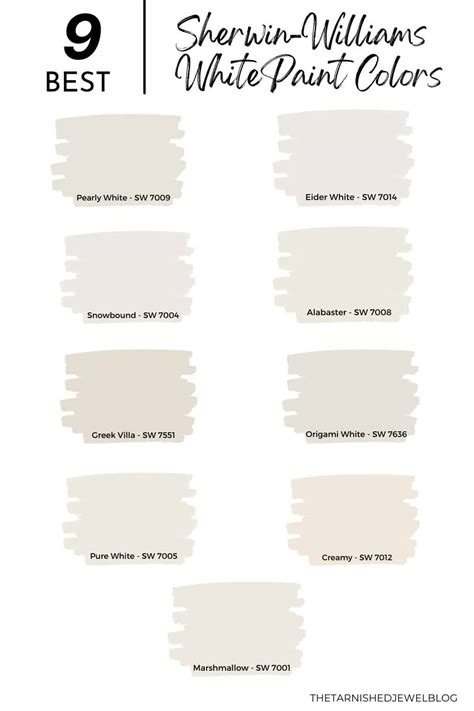 Sherwin Williams White Paint Colors Whites To Create A Stunning