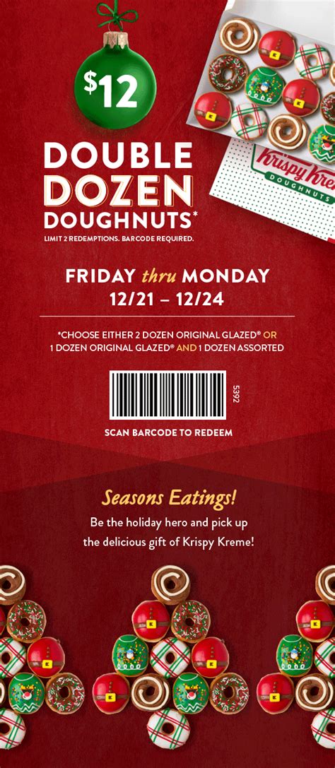 Krispy kreme doughnuts menu and prices Krispy Kreme Dozen Discounted Doughnuts: Two Dozen ...