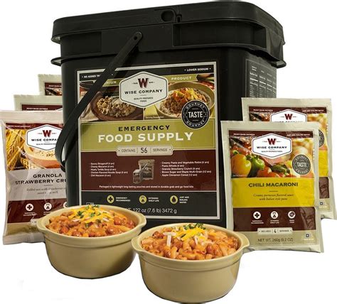 However natural disasters like tornadoes and earthquakes are very much a possibility and emergency preparedness will take you a. Wise Company™ Survival Food Kit - 56 Servings - Survival ...