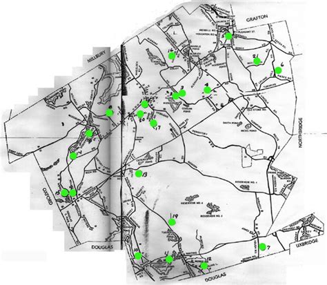 Use the map above of the sutton lake area to help plan your visit. Sutton Massachusetts Location