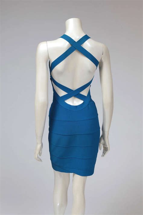 Herv Leger Couture Bandage Dress For Sale At Stdibs Herve Leger