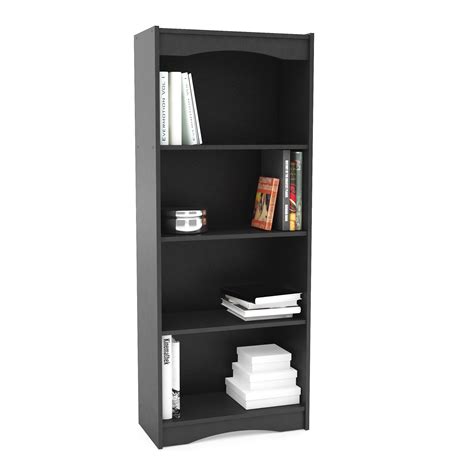 60 Tall Bookcase In Midnight Black — Corliving Furniture Us