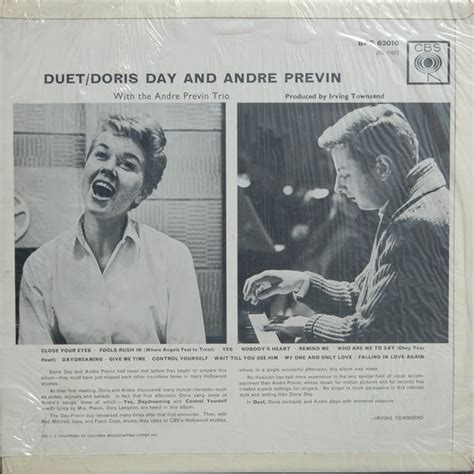 Doris Day And Andr Previn With The Andr Previn Trio Duet Vinyl Pussycat Records