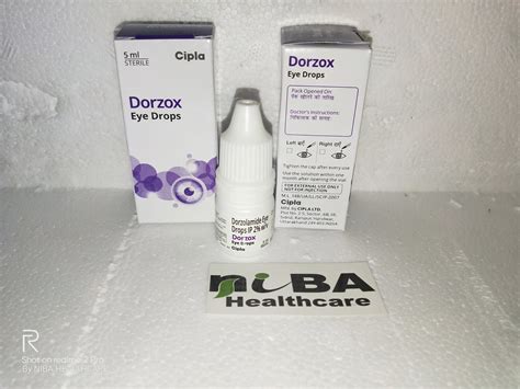 Cipla Dorzox Eye Drop Rs 437 Piece Niba Healthcare Id 23635863262
