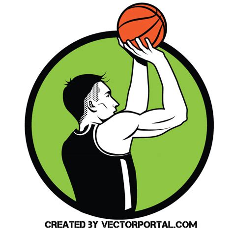 Basketball Player Free Throwai Royalty Free Stock Svg Vector And Clip Art