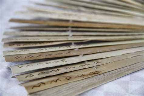 Maybe you would like to learn more about one of these? Camane Craft: Kipas Daun Lontar Isi Puisi Bugis Aksara Lontara
