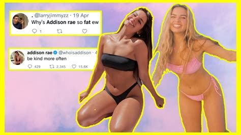 Why Are People Body Shaming Addison Rae Youtube