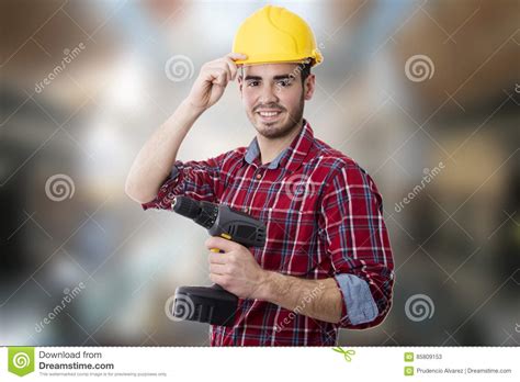 Builder Construction Industry People Stock Image Image Of Happy