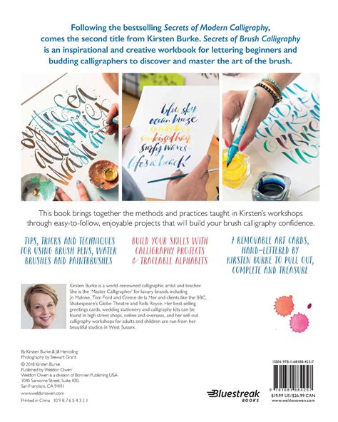 Secrets Of Brush Calligraphy Book By Kirsten Burke Official