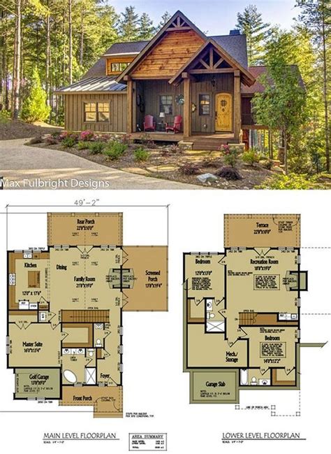 Impressively Unique Cabin Floor Plans Adorable Living Spaces