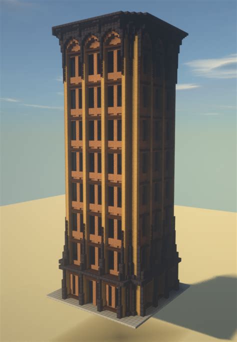 I Made Yet Another New York Ish Styled Skyscraper Rminecraft