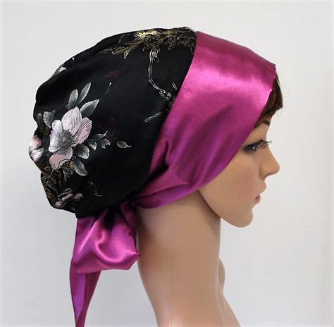 Satin Headscarf Silky Tichel Elegant Head Snood Lightweight Satin Headwear For Women Boho