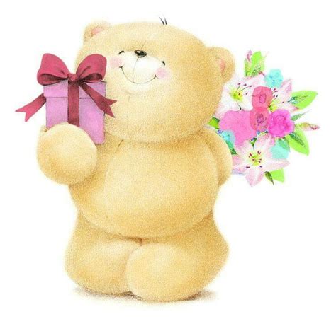 The friends leave and happily run. Bear clipart friend, Bear friend Transparent FREE for ...