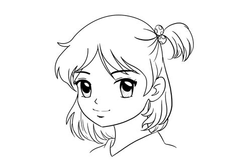 Cute Anime Girl Drawings Easy