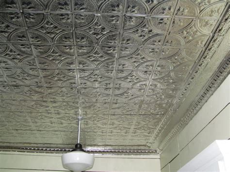 Buy tin ceiling tiles online from decorative ceiling tiles! Before and After: Our Kitchen Tin Ceiling Project - Living ...