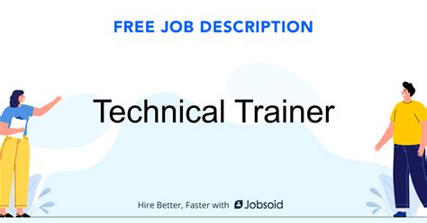 Technical Trainer Job Description Jobsoid