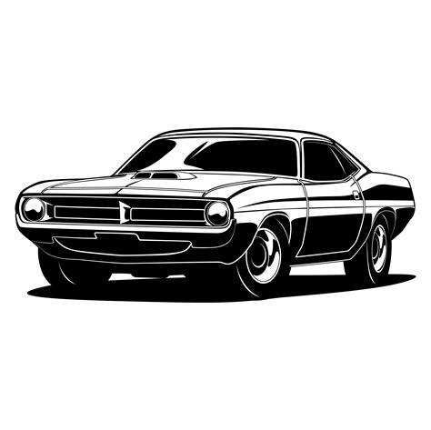 Muscle Car Vector Art Icons And Graphics For Free Download