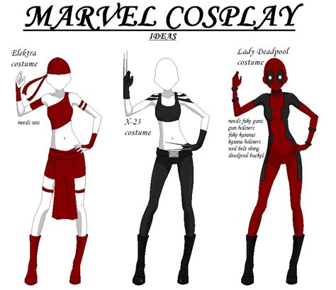 Create names for youtube, instagram. Marvel cosplay ideas by last-girl-standing on DeviantArt