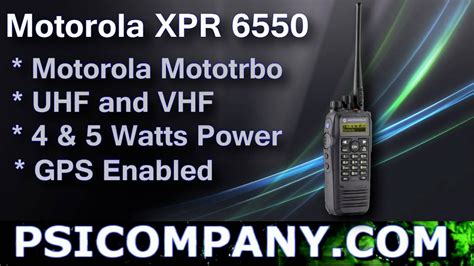Motorola Xpr 6550 Mototrbo Portable Radio Overview Visit Us For New