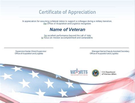 The provide a free learning platform to enhance workplace. VA for Vets: Send a Veteran Certificate
