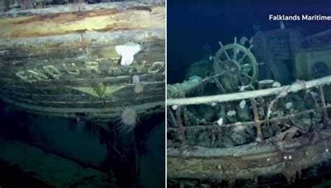 Scientists Find Wreckage Of Explorer Ernest Shackletons Ship Endurance Found Beneath