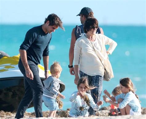 Roger federer (pictured left) has admitted he and mirka (pictured far right) have struggled to get their children into tennis. Who Are Roger Federer's Kids? Know All About Federer's Twins