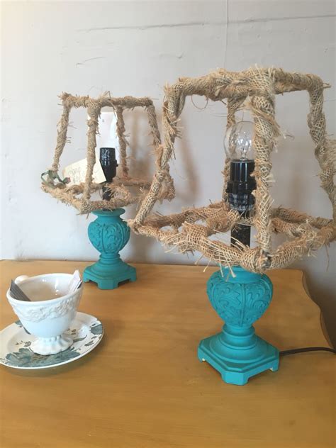 Great for centerpieces and mantles. Painted base in Florence and refinished lamp shade | Lamp ...