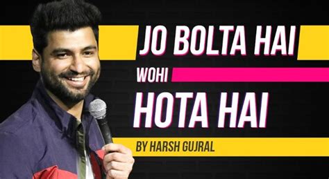 Jo Bolta Hai Wohi Hota Hai By Harsh Gujral