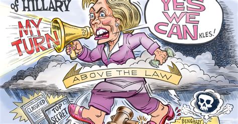 rogue cartoonist the march of hillary