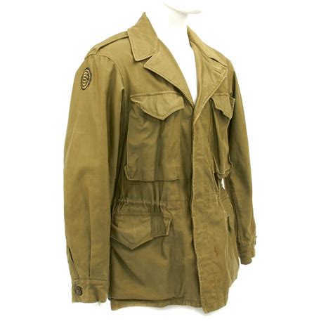 Original Us Wwii 2nd Infantry Division M1943 Field Jacket