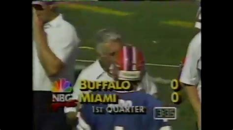 1989 09 10 Buffalo Bills Vs Miami Dolphins Youtube