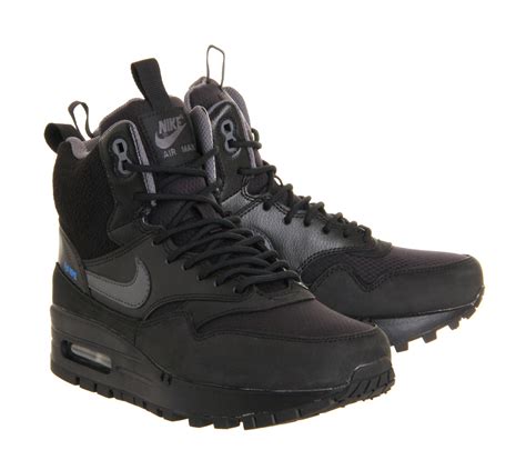 Lyst Nike Air Max 1 Mid Sneakerboots Wmns In Black
