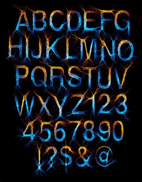Buy Lighting Font Beautiful Electric Font Perfect For Any Movie