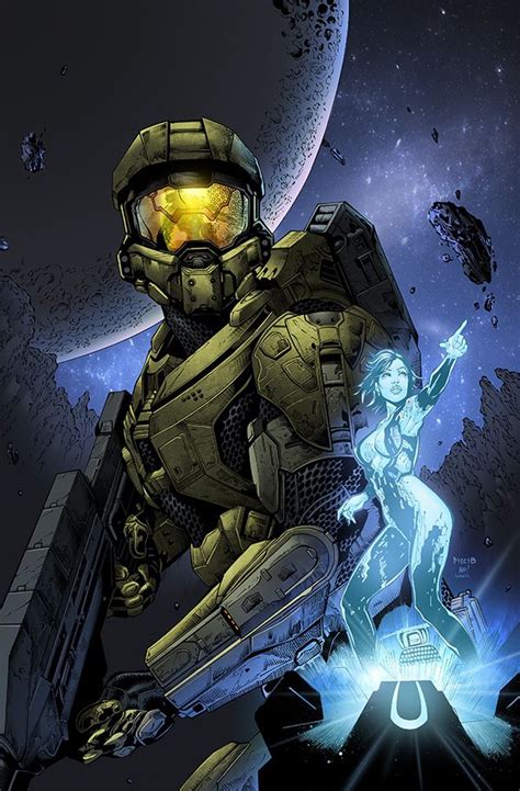 Halop Comic Art Community Gallery Of Comic Art Cortana Halo Halo