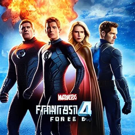 The New Fantastic Four Mcu Movie Poster Stable Diffusion Openart