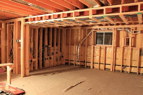 House flipping brothers dave and rich show you how to move and install ductwork. Basement Framing Example-20