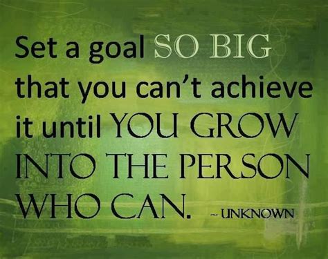 Big Goal Goal Quotes Inspirational Quotes Inspirational Words