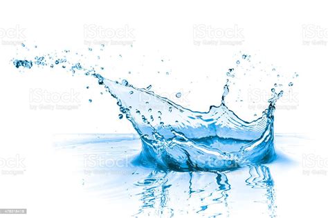 Blue Water Splash Stock Photo Download Image Now 2015 Blue Close