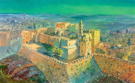 The Heavenly Jerusalem And The Earthly Jerusalem Poster 20x30 Alex