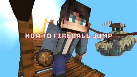 How To Fireball Jump Like A Boss In Minecraft Bedwars Youtube
