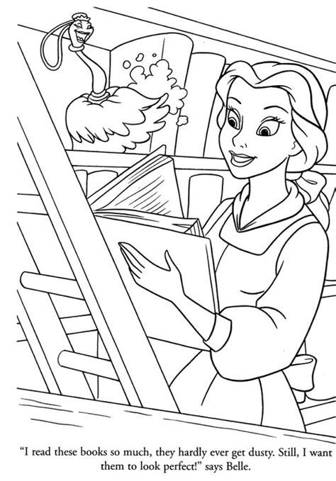 Coloring is a great activity for your little one. Disney Princesses Belle Coloring Pages >> Disney Coloring ...
