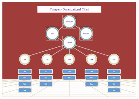 Organogram Template Word Free